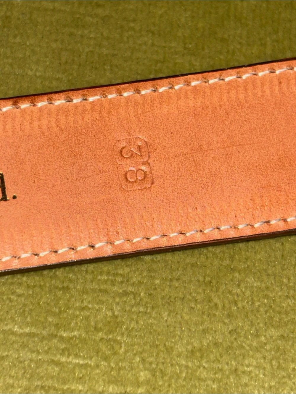 James Reid Unisex Lizard belt Size 38